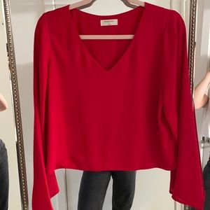 Red Babaton blouse in size medium! Work only once.